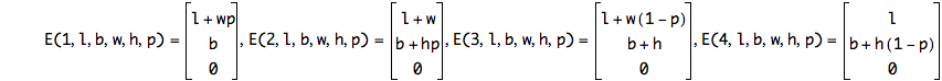 function(E,1,l,b,w,h,p)=vector(l+w*p,b,0),function(E,2,l,b,w,h,p)=vector(l+w,b+h*p,0),function(E,3,l,b,w,h,p)=vector(l+w*[1-p],b+h,0),function(E,4,l,b,w,h,p)=vector(l,b+h*[1-p],0)