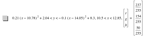 0.21*[x-10.78]^2+2.04<y<-(0.1*[x-14.05]^2)+8.300000000000001,10.5<x<12.85,vector(r,g,b)=vector(237/255,154/255,50/255)