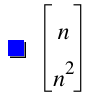 vector(n,n^2)