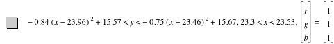 -(0.84*[x-23.96]^2)+15.57<y<-(0.75*[x-23.46]^2)+15.67,23.3<x<23.53,vector(r,g,b)=vector(1,1,1)