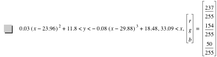0.03*[x-23.96]^2+11.8<y<-(0.08*[x-29.88]^3)+18.48,33.09<x,vector(r,g,b)=vector(237/255,154/255,50/255)
