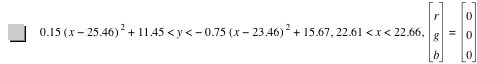 0.15*[x-25.46]^2+11.45<y<-(0.75*[x-23.46]^2)+15.67,22.61<x<22.66,vector(r,g,b)=vector(0,0,0)